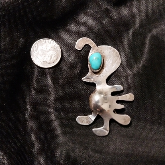 Sterling Silver Native Pin - Picture 7 of 7